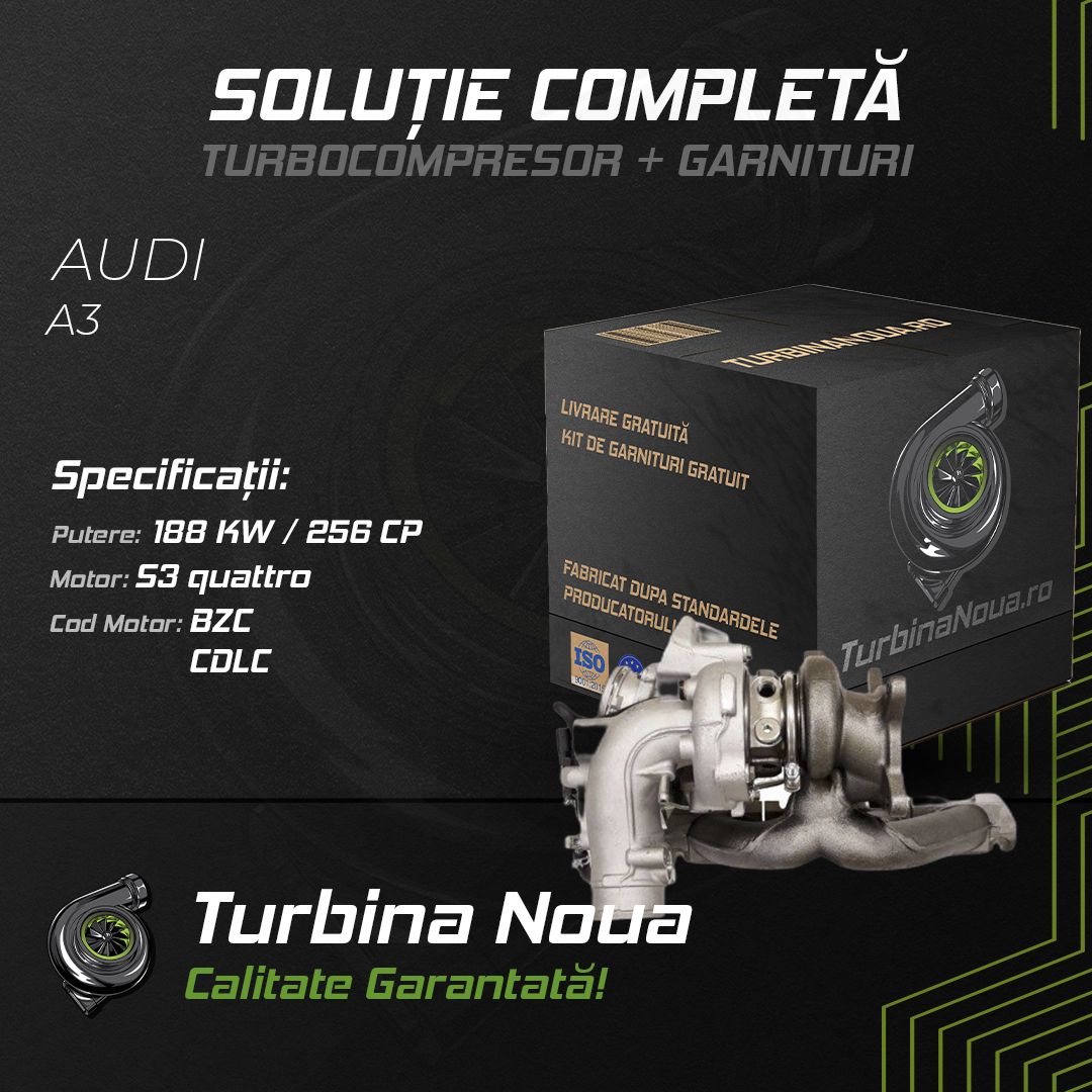 Turbina AUDI A3 S3 quattro 188 KW / 256 CP Noua - Image 2