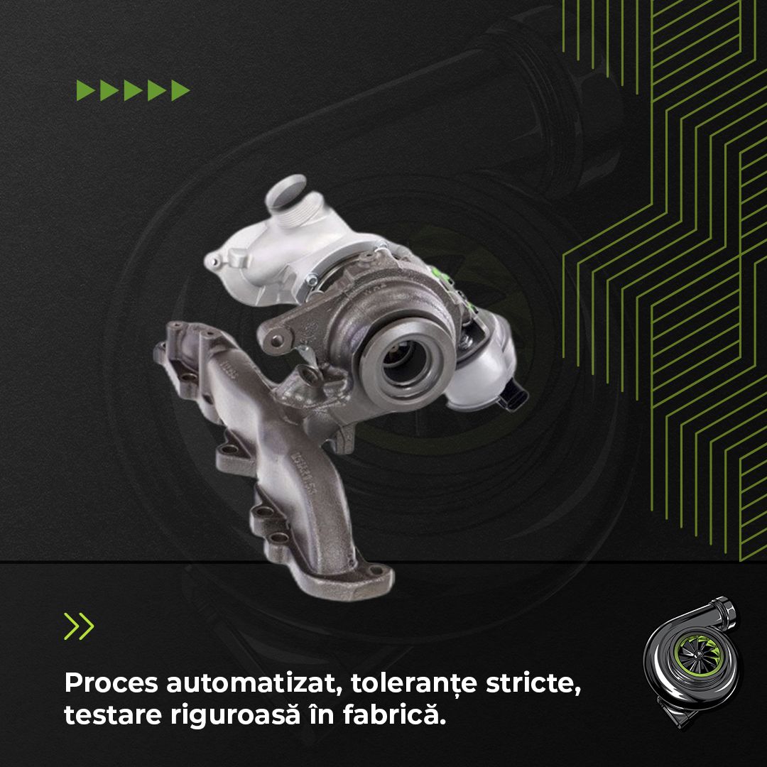 Turbina AUDI A3 Sportback 1.6 TDI 77 KW / 105 CP Noua - Image 4