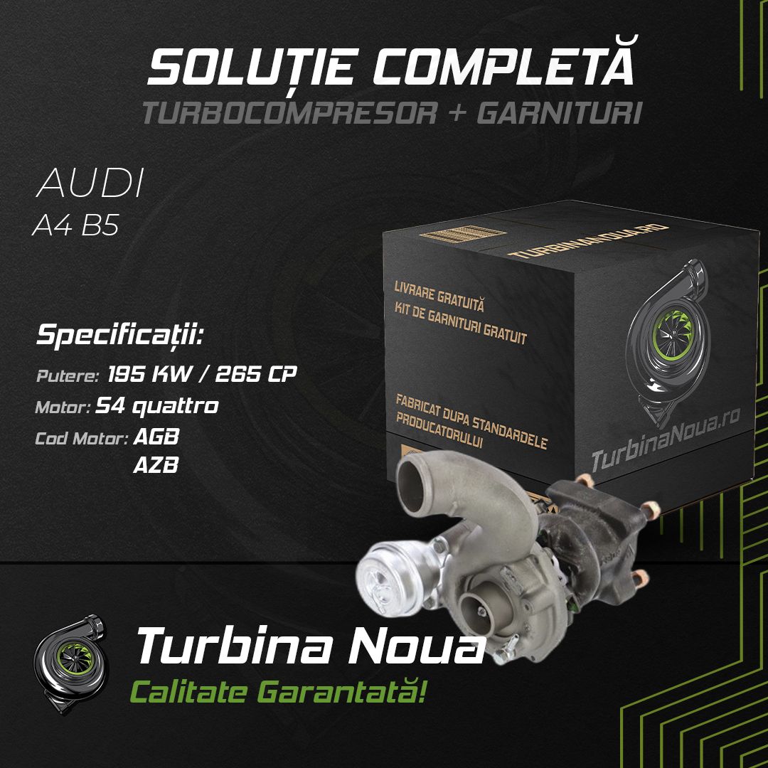 Turbina AUDI A4 B5 S4 quattro 195 KW / 265 CP Noua - Image 2