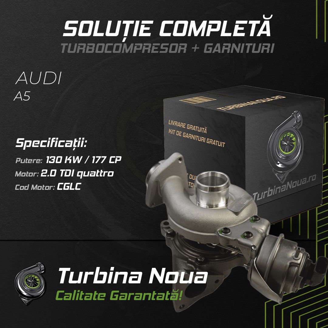 Turbina AUDI A5 2.0 TDI quattro 130 KW / 177 CP Noua - Image 2