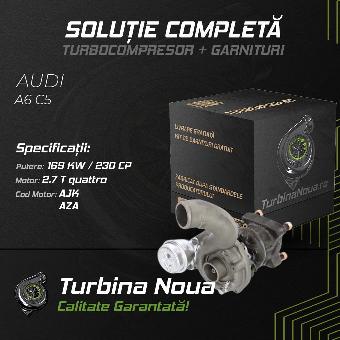 Turbina AUDI A6 C5 2.7 T quattro 169 KW / 230 CP Noua - Image 2
