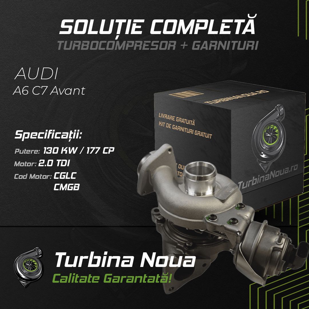 Turbina AUDI A6 C7 Avant 2.0 TDI 130 KW / 177 CP Noua - Image 2