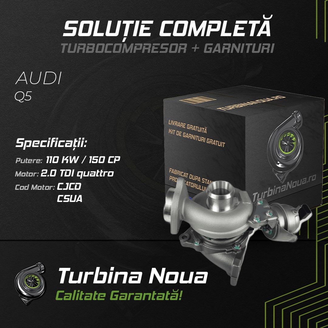 Turbina AUDI Q5 2.0 TDI quattro 110 KW / 150 CP Noua - Image 2