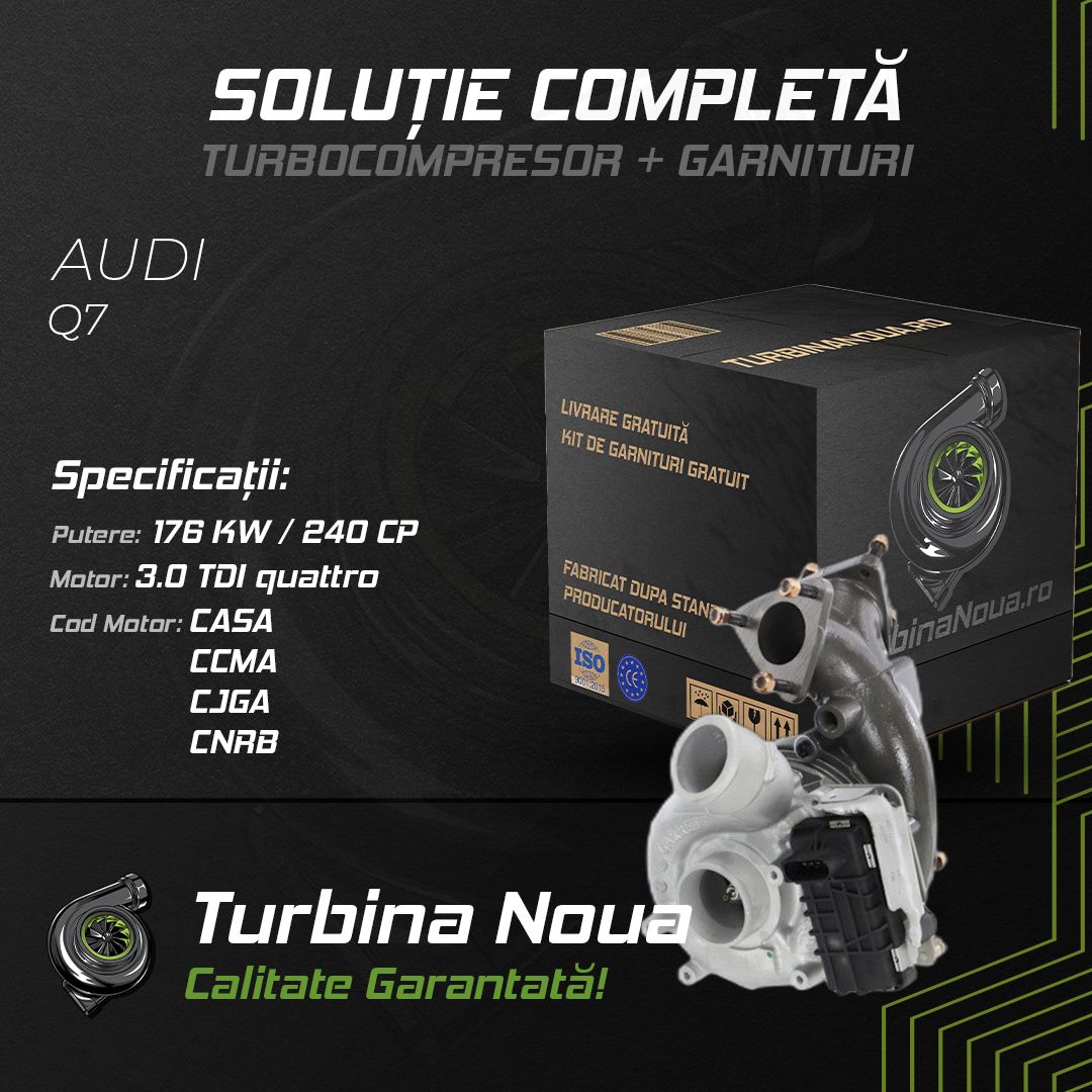 Turbina AUDI Q7 3.0 TDI quattro 176 KW / 240 CP Noua - Image 2