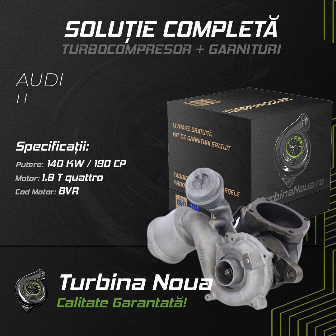 Turbina AUDI TT 1.8 T quattro 140 KW / 190 CP Noua - Image 2