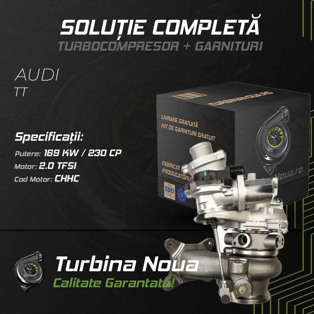 Turbina AUDI TT 2.0 TFSI 169 KW / 230 CP Noua - Image 2