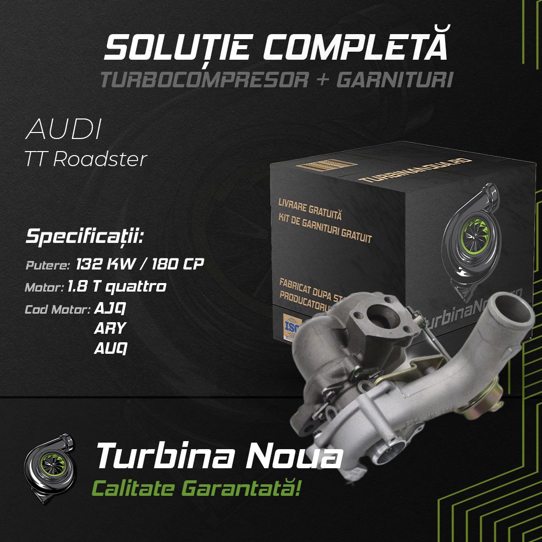 Turbina AUDI TT Roadster 1.8 T quattro 132 KW / 180 CP Noua - Image 2