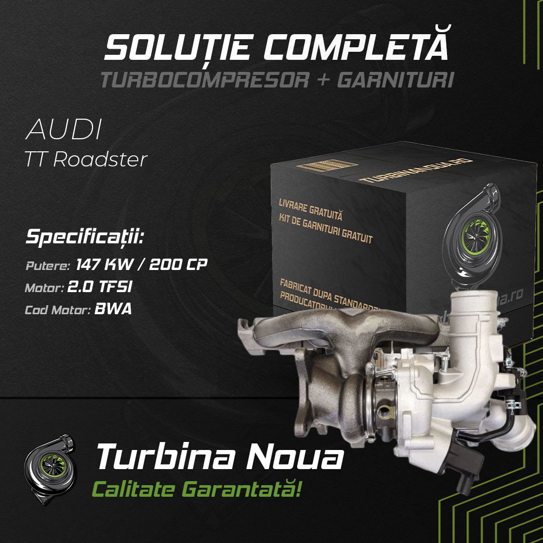 Turbina AUDI TT Roadster 2.0 TFSI 147 KW / 200 CP Noua - Image 2