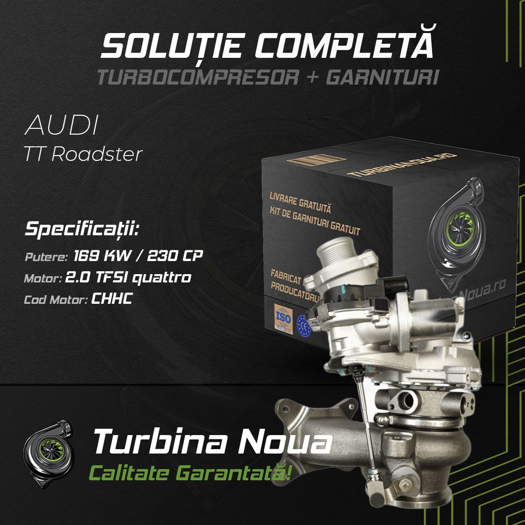 Turbina AUDI TT Roadster 2.0 TFSI quattro 169 KW / 230 CP Noua - Image 2