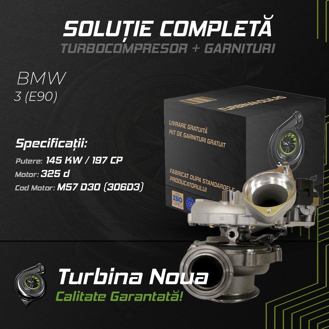 Turbina BMW 3 (E90) 325 d 145 KW / 197 CP Noua - Image 2