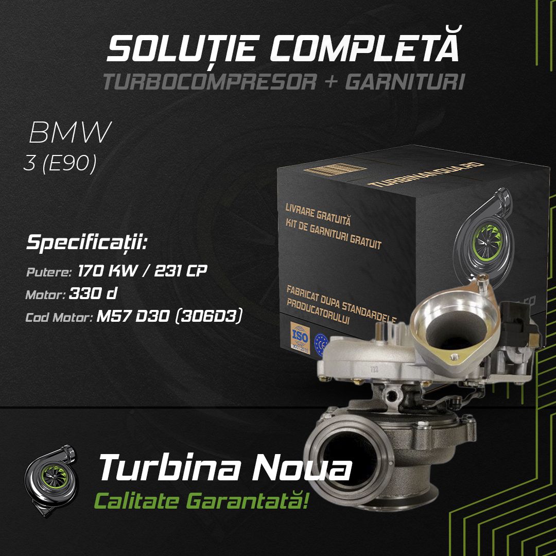 Turbina BMW 3 (E90) 330 d 170 KW / 231 CP Noua - Image 2