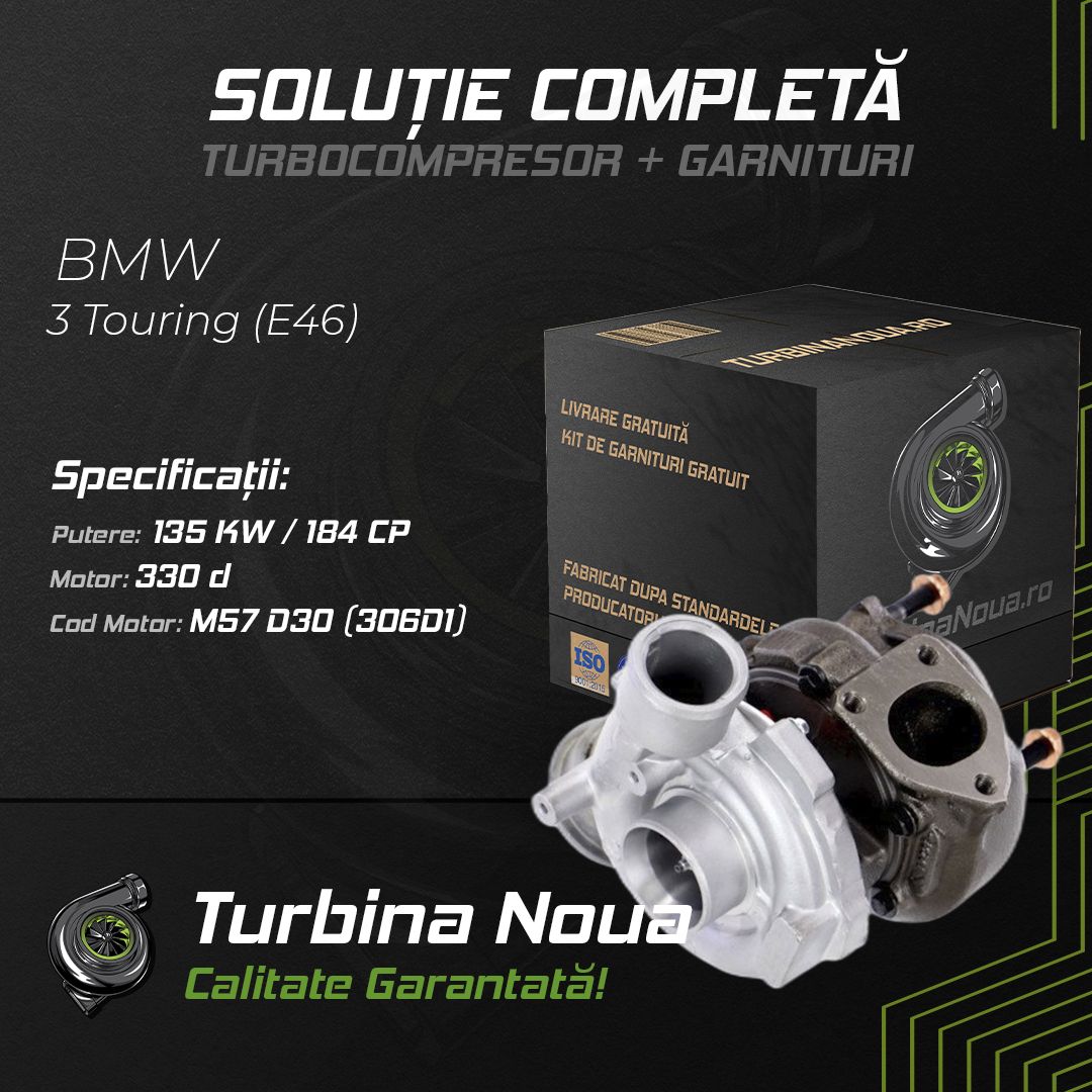 Turbina BMW 3 Touring (E46) 330 d 135 KW / 184 CP Noua - Image 2