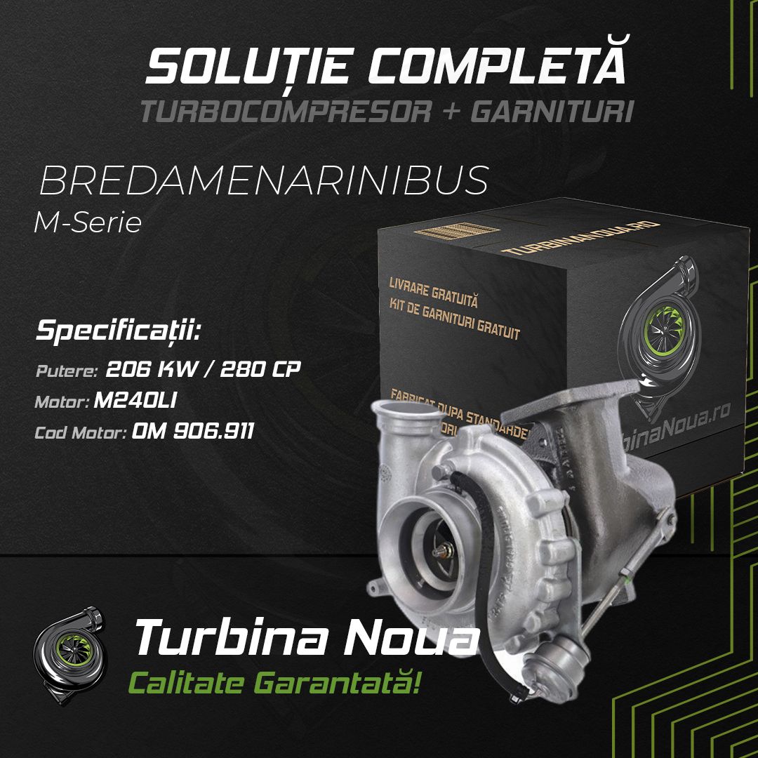 Turbina BREDAMENARINIBUS M-Serie M240LI 206 KW / 280 CP Noua - Image 2