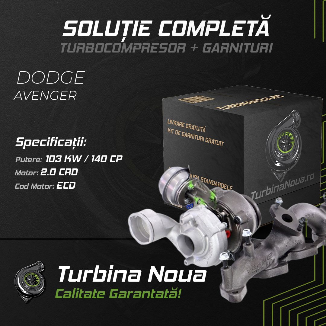 Turbina DODGE AVENGER 2.0 CRD 103 KW / 140 CP Noua - Image 2
