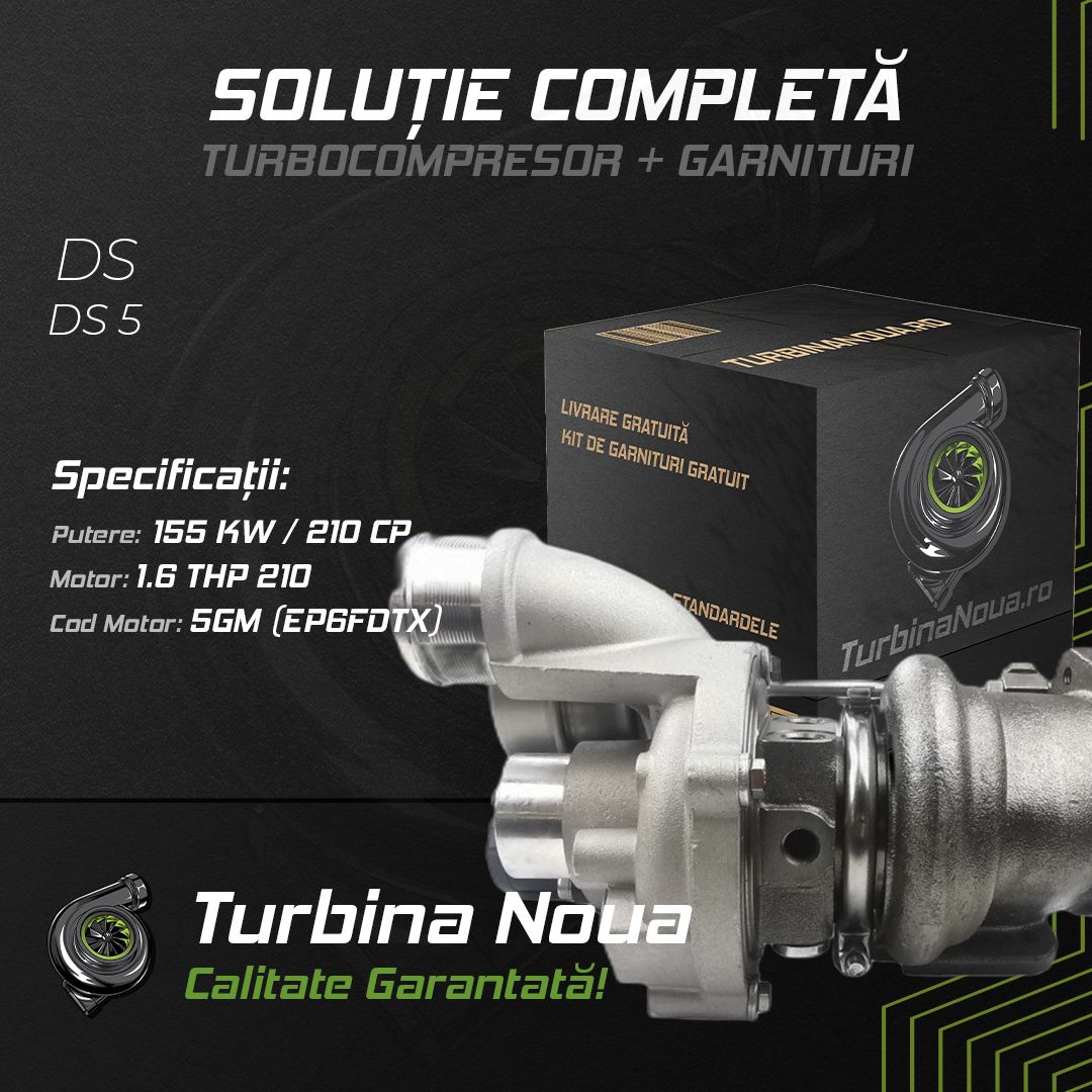 Turbina DS DS 5 1.6 THP 210 155 KW / 210 CP Noua - Image 2