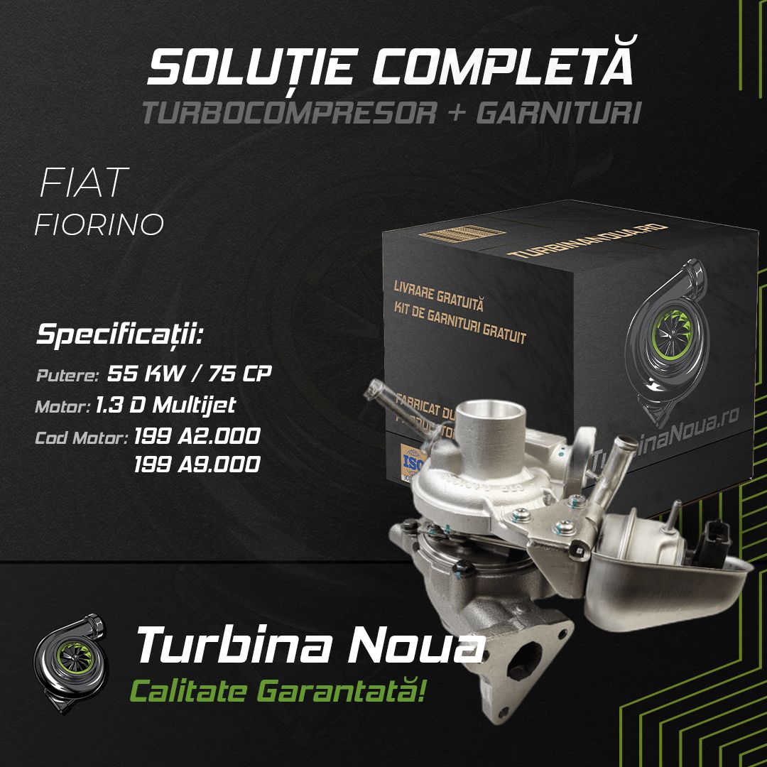 Turbina FIAT FIORINO 1.3 D Multijet 55 KW / 75 CP Noua - Image 2