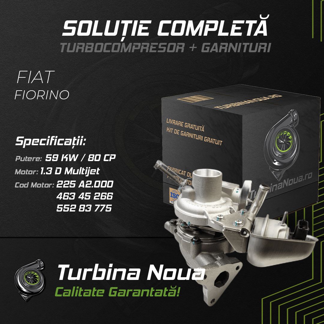 Turbina FIAT FIORINO 1.3 D Multijet 59 KW / 80 CP Noua - Image 2