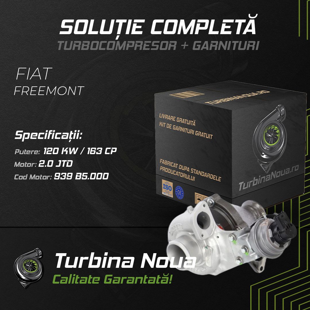 Turbina FIAT FREEMONT 2.0 JTD 120 KW / 163 CP Noua - Image 2
