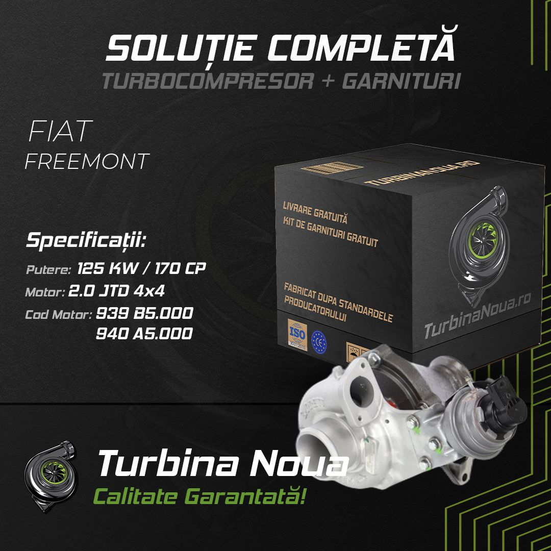 Turbina FIAT FREEMONT 2.0 JTD 4x4 125 KW / 170 CP Noua - Image 2