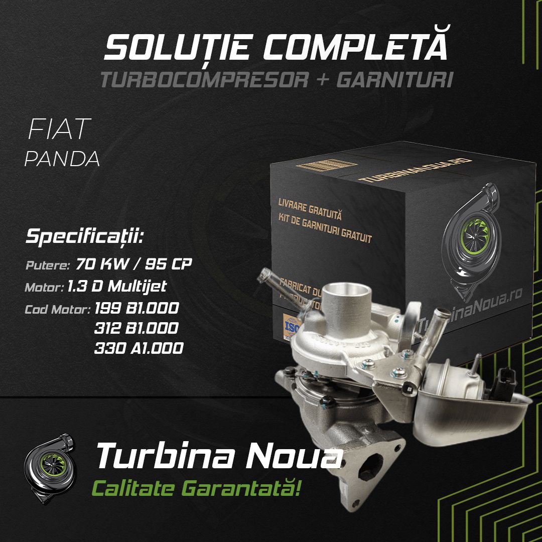 Turbina FIAT PANDA 1.3 D Multijet 70 KW / 95 CP Noua - Image 2
