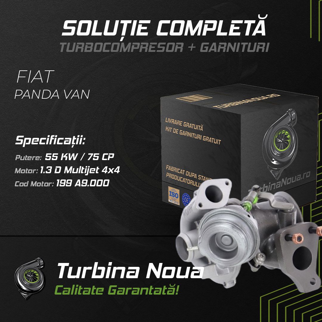 Turbina FIAT PANDA VAN 1.3 D Multijet 4x4 55 KW / 75 CP Noua - Image 2