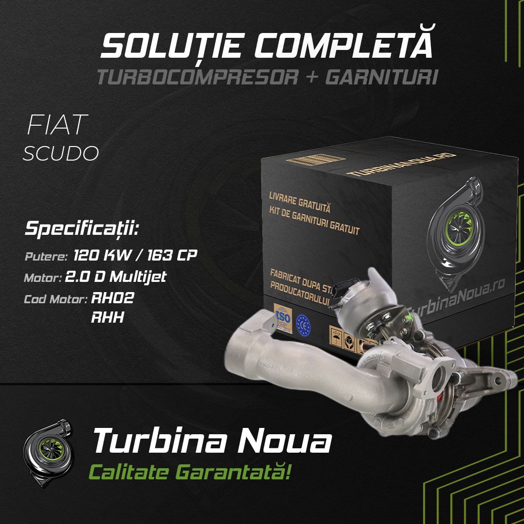 Turbina FIAT SCUDO 2.0 D Multijet 120 KW / 163 CP Noua - Image 2