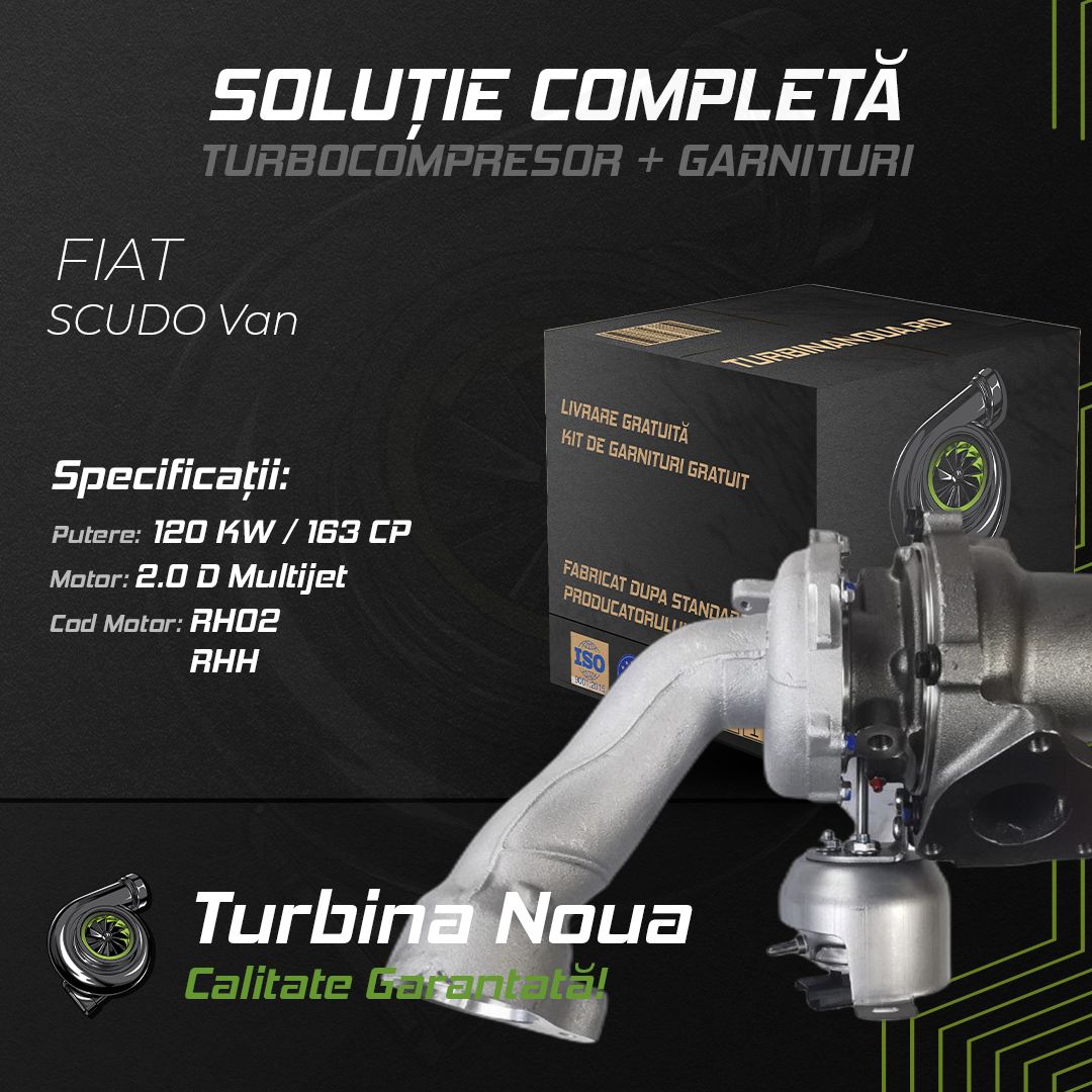 Turbina FIAT SCUDO Van 2.0 D Multijet 120 KW / 163 CP Noua - Image 2
