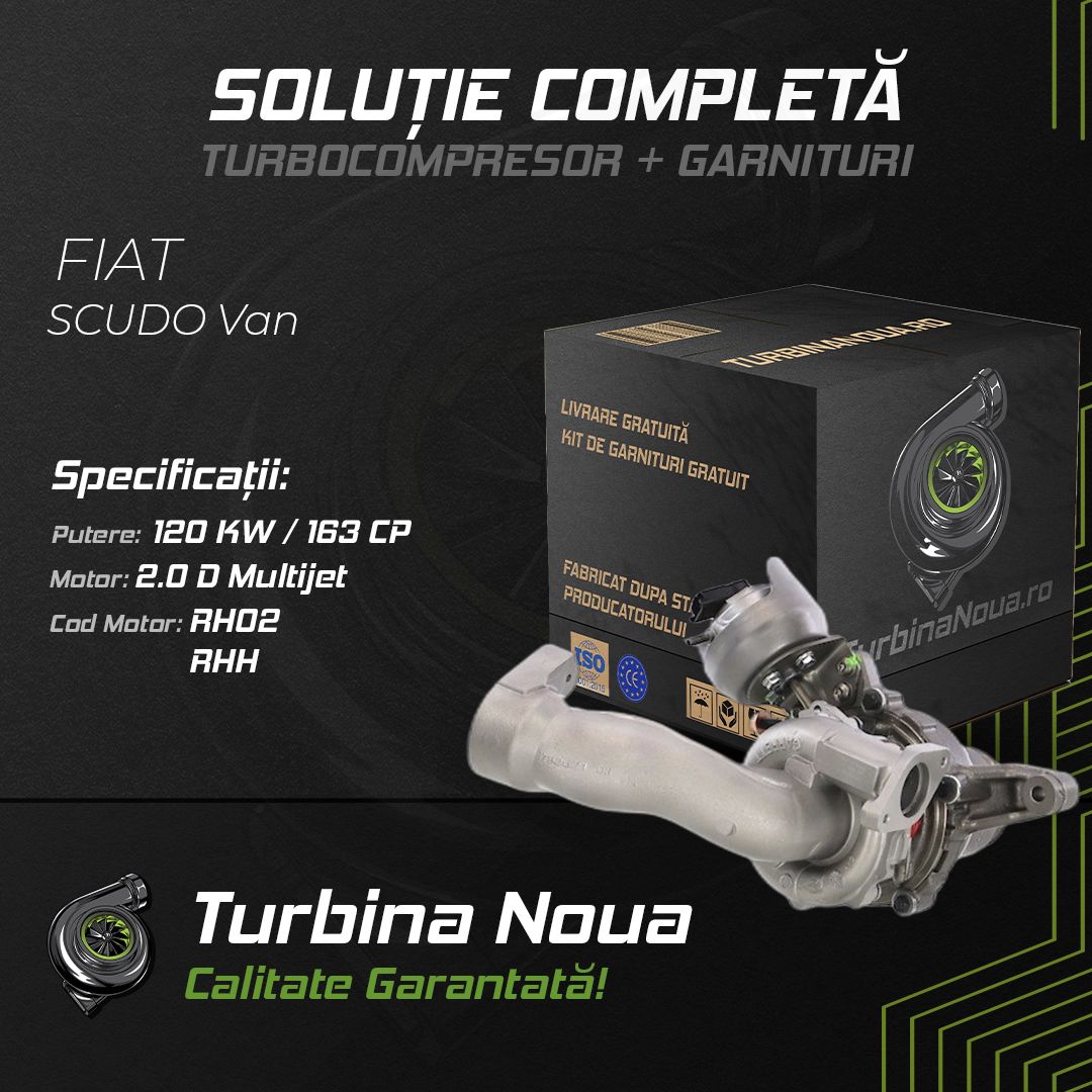 Turbina FIAT SCUDO Van 2.0 D Multijet 120 KW / 163 CP Noua - Image 2