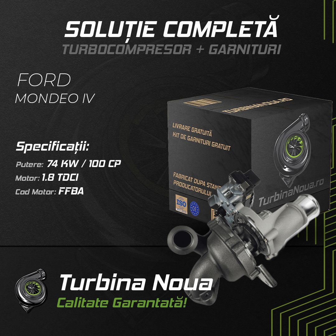 Turbina FORD MONDEO IV 1.8 TDCi 74 KW / 100 CP Noua - Image 2