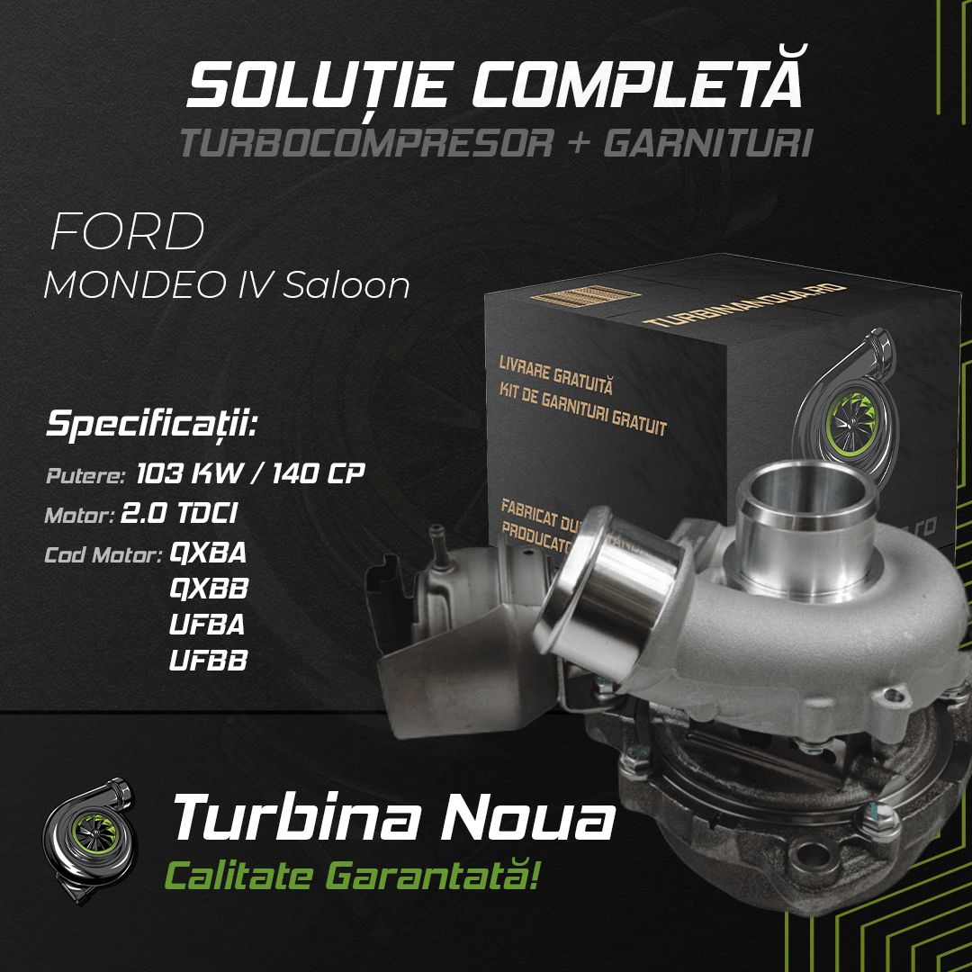 Turbina FORD MONDEO IV Saloon 2.0 TDCi 103 KW / 140 CP Noua - Image 2