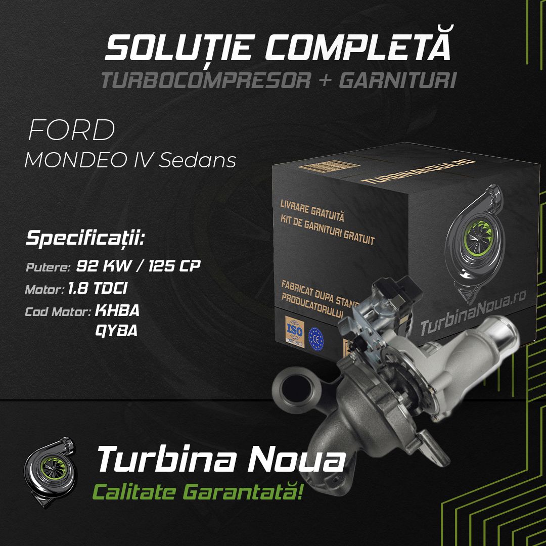Turbina FORD MONDEO IV Sedans 1.8 TDCi 92 KW / 125 CP Noua - Image 2