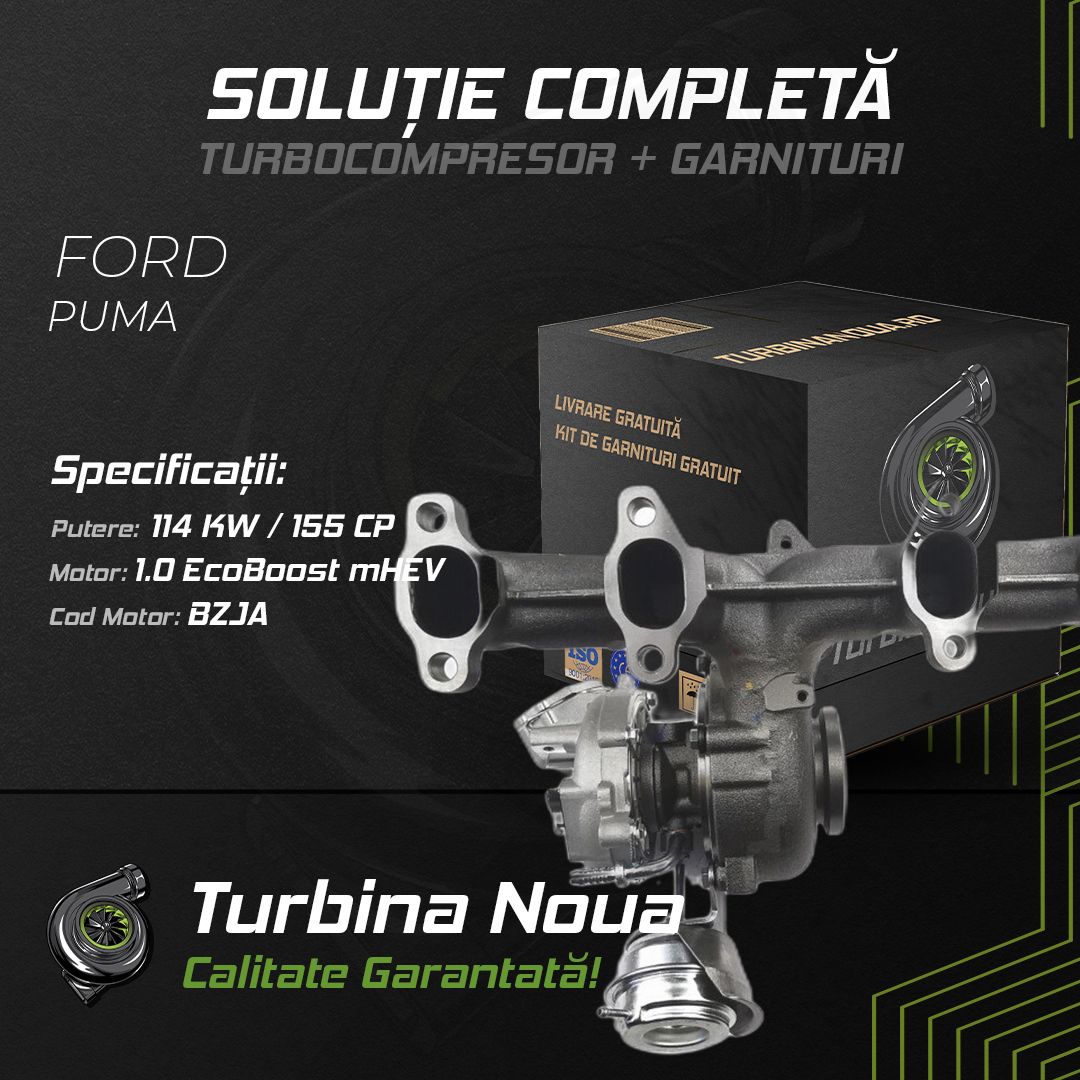 Turbina FORD PUMA 1.0 EcoBoost mHEV 114 KW / 155 CP Noua - Image 2