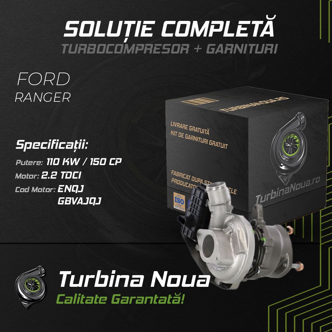 Turbina FORD RANGER 2.2 TDCi 110 KW / 150 CP Noua - Image 2
