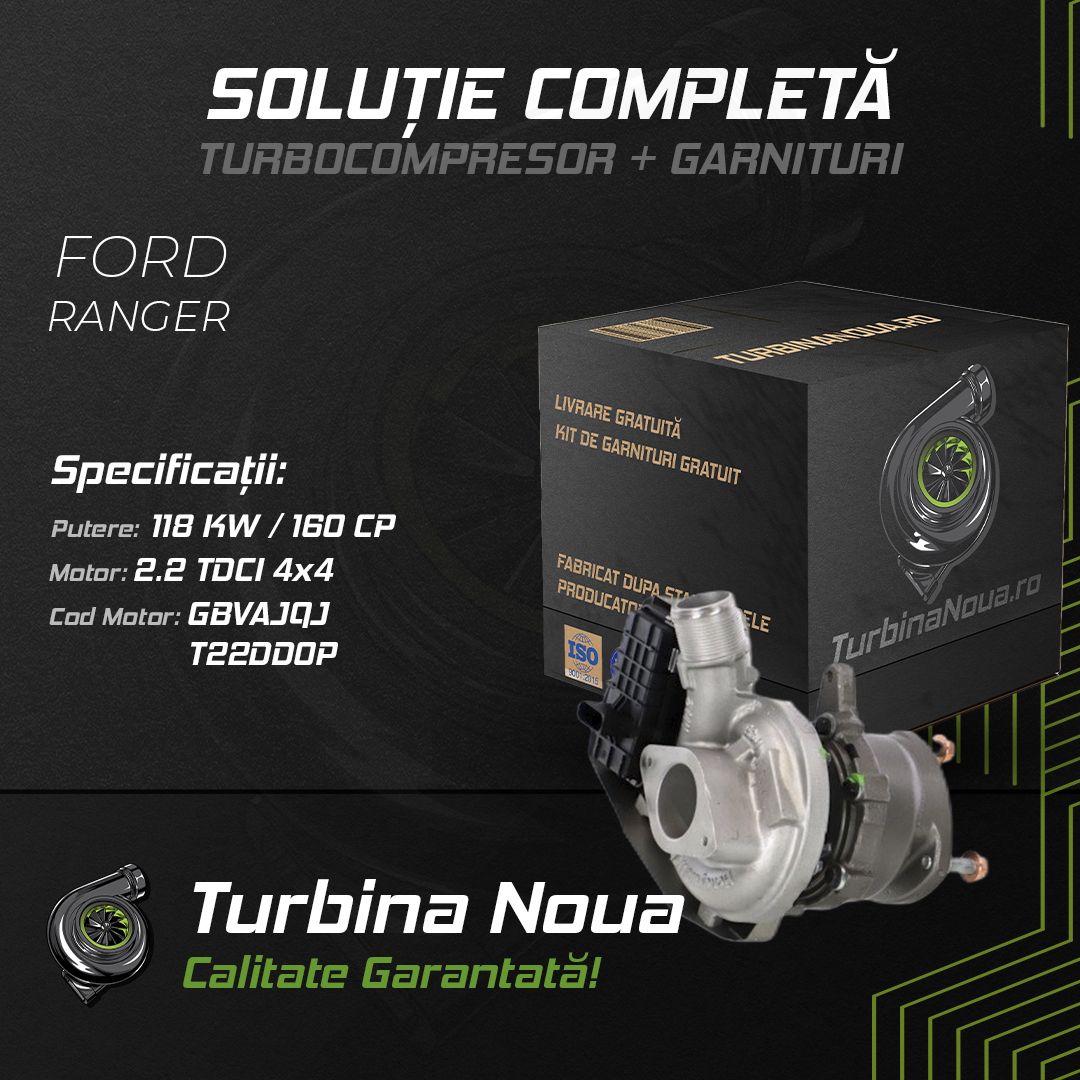 Turbina FORD RANGER 2.2 TDCi 4x4 118 KW / 160 CP Noua - Image 2