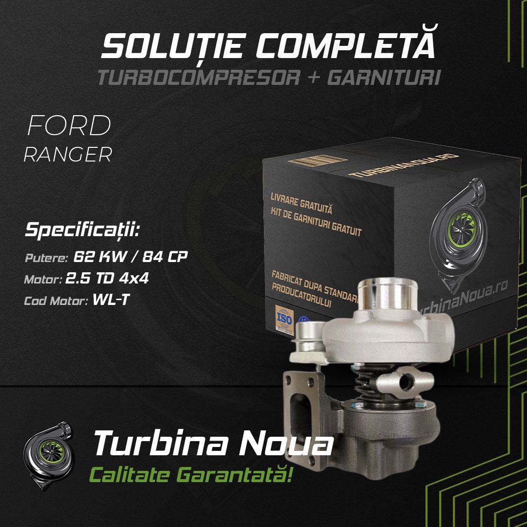 Turbina FORD RANGER 2.5 TD 4x4 62 KW / 84 CP Noua - Image 2