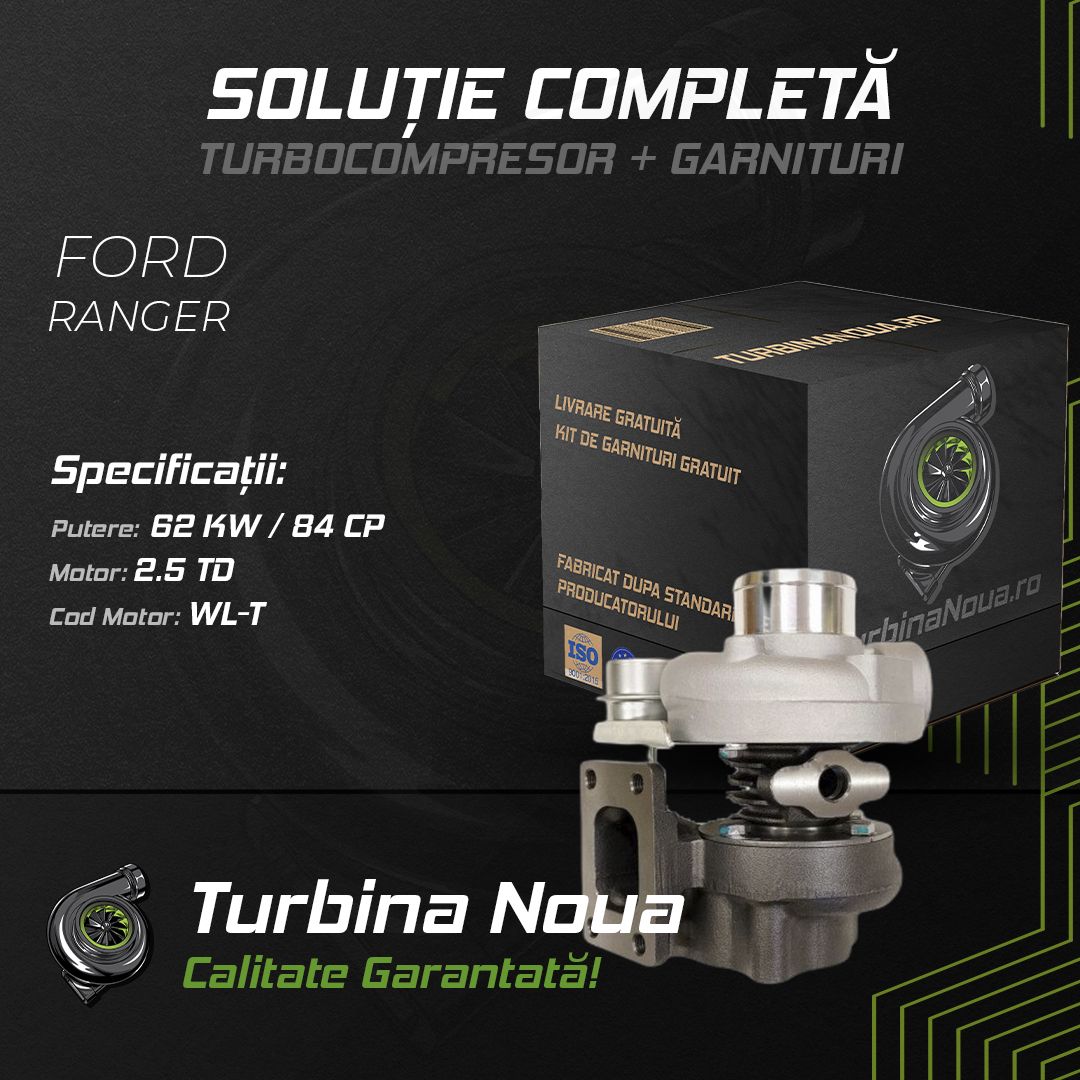 Turbina FORD RANGER 2.5 TD 62 KW / 84 CP Noua - Image 2