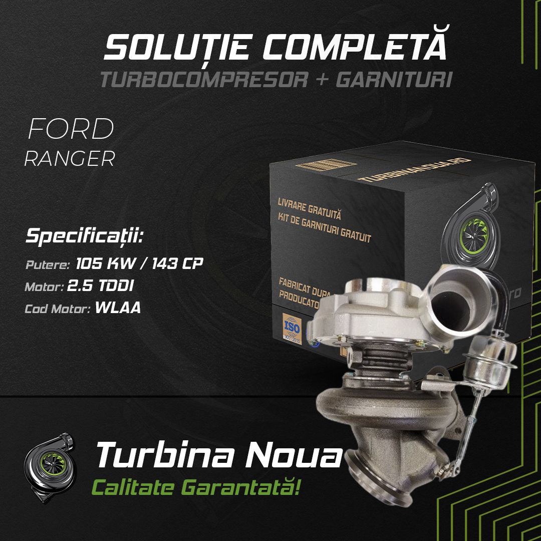 Turbina FORD RANGER 2.5 TDdi 105 KW / 143 CP Noua - Image 2
