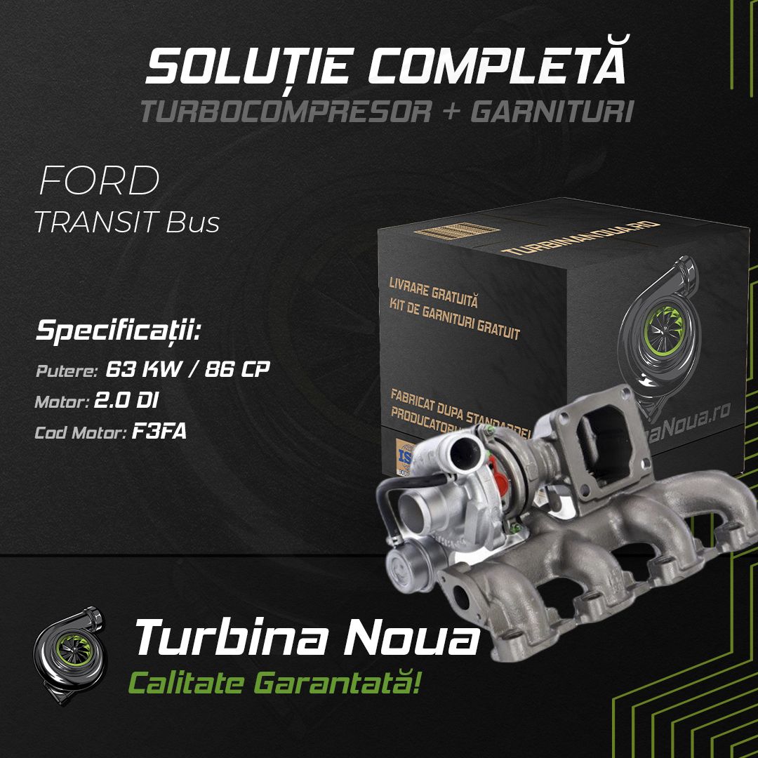 Turbina FORD TRANSIT Bus 2.0 DI 63 KW / 86 CP Noua - Image 2