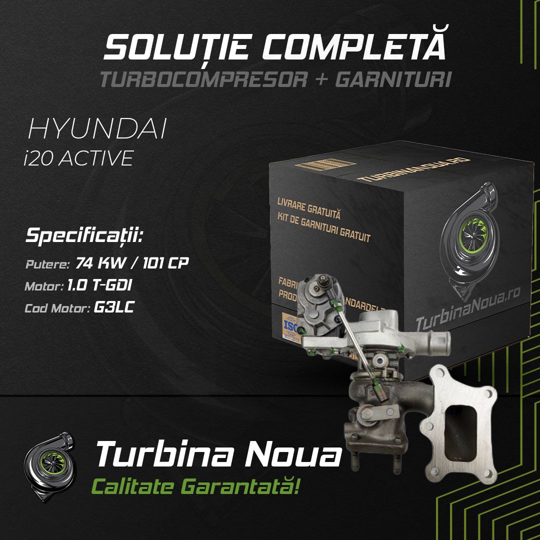 Turbina HYUNDAI i20 ACTIVE 1.0 T-GDI 74 KW / 101 CP Noua - Image 2