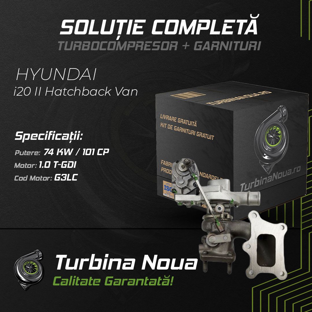 Turbina HYUNDAI i20 II Hatchback Van 1.0 T-GDi 74 KW / 101 CP Noua - Image 2