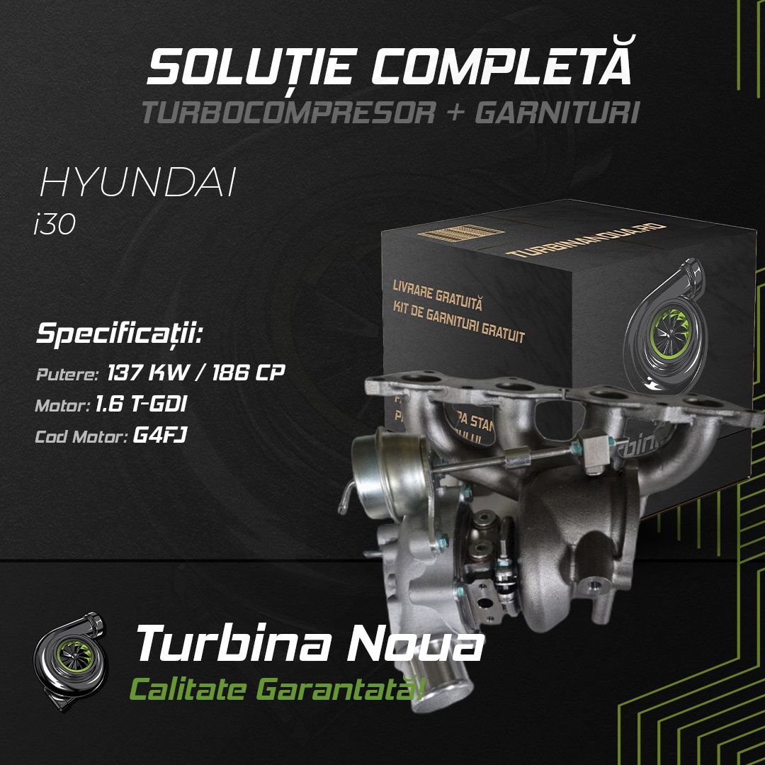 Turbina HYUNDAI i30 1.6 T-GDI 137 KW / 186 CP Noua - Image 2