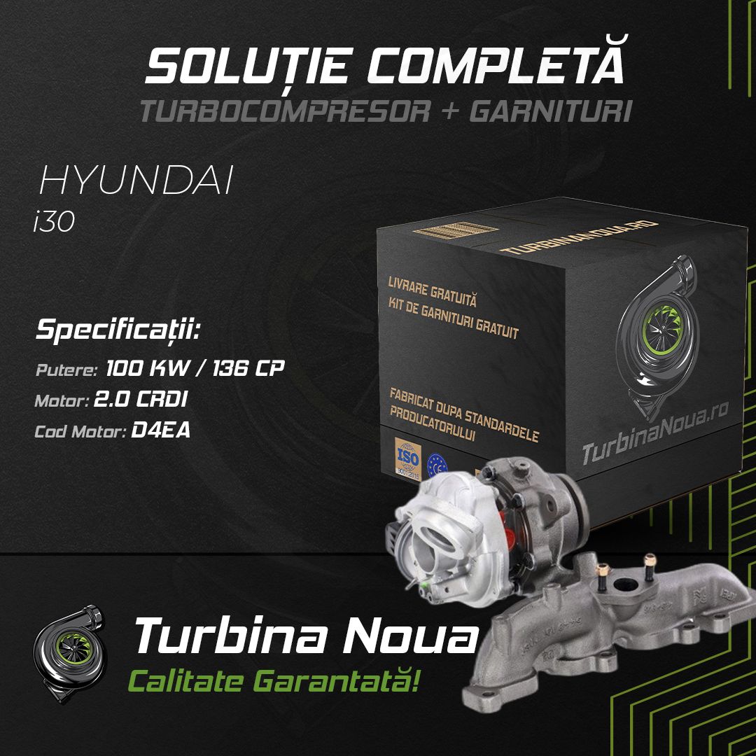 Turbina HYUNDAI i30 2.0 CRDi 100 KW / 136 CP Noua - Image 2
