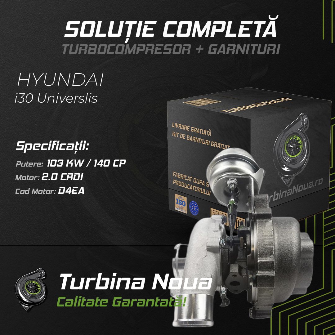Turbina HYUNDAI i30 Universlis 2.0 CRDi 103 KW / 140 CP Noua - Image 2