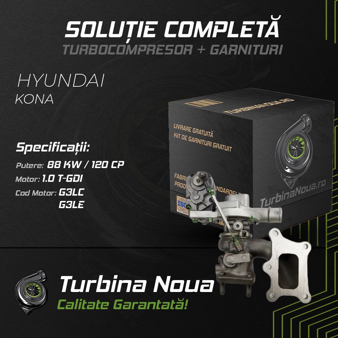 Turbina HYUNDAI KONA 1.0 T-GDi 88 KW / 120 CP Noua - Image 2