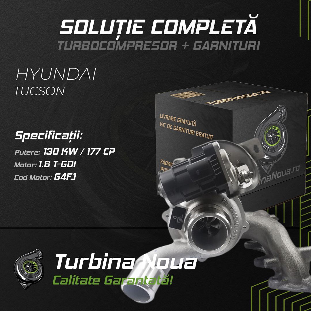 Turbina HYUNDAI TUCSON 1.6 T-GDi 130 KW / 177 CP Noua - Image 2