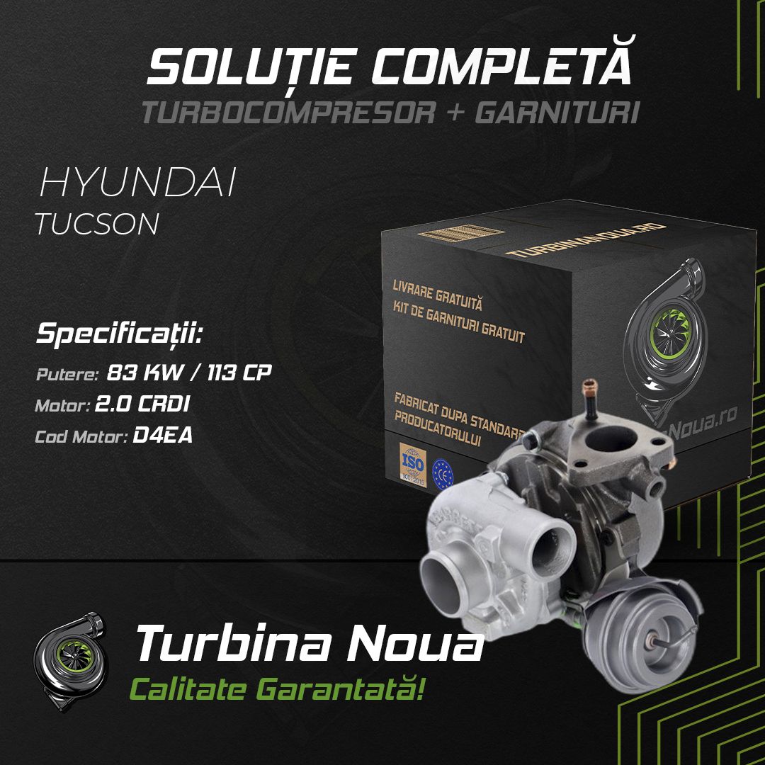Turbina HYUNDAI TUCSON 2.0 CRDi 83 KW / 113 CP Noua - Image 2
