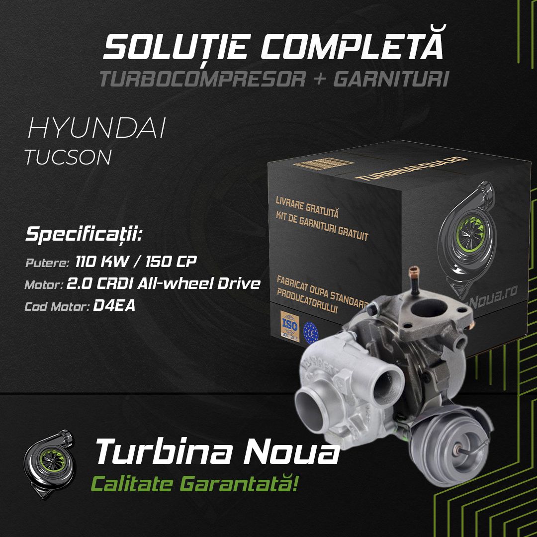 Turbina HYUNDAI TUCSON 2.0 CRDi All-wheel Drive 110 KW / 150 CP Noua - Image 2