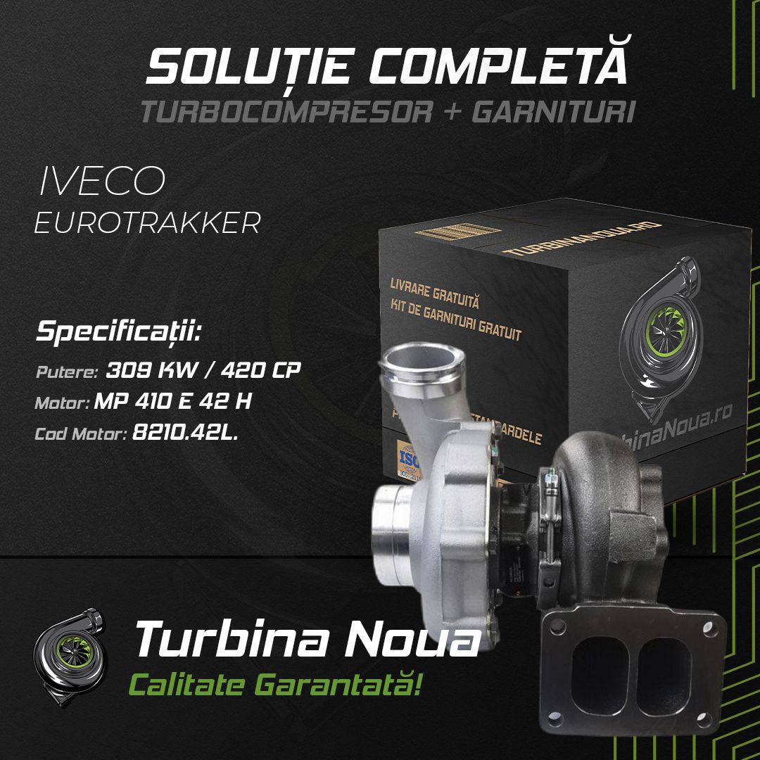 Turbina IVECO EUROTRAKKER MP 410 E 42 H 309 KW / 420 CP Noua - Image 2