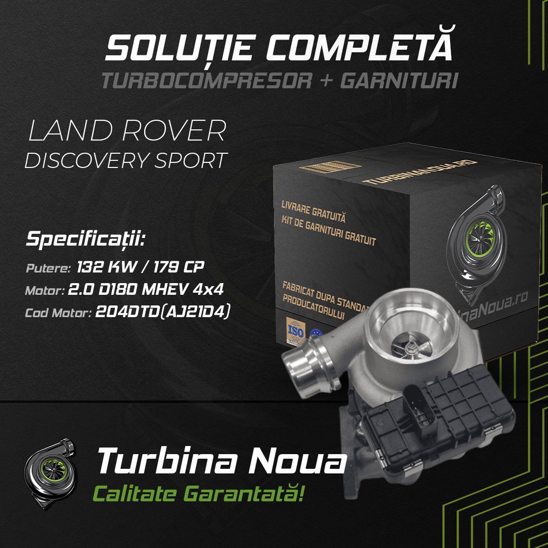Turbina LAND ROVER DISCOVERY SPORT 2.0 D180 MHEV 4x4 132 KW / 179 CP Noua - Image 2