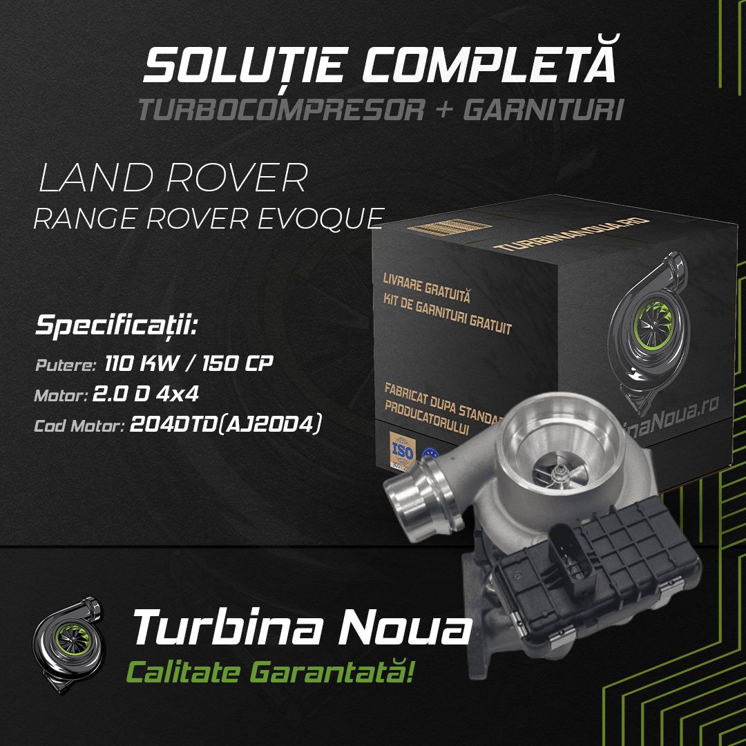 Turbina LAND ROVER RANGE ROVER EVOQUE 2.0 D 4x4 110 KW / 150 CP Noua - Image 2